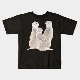 Funny Meerkat - Mongoose - in Africa Kids T-Shirt